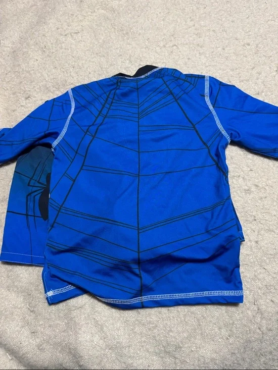Spider-Man Blue & Red Rash Guard Set - Picture 2 of 5
